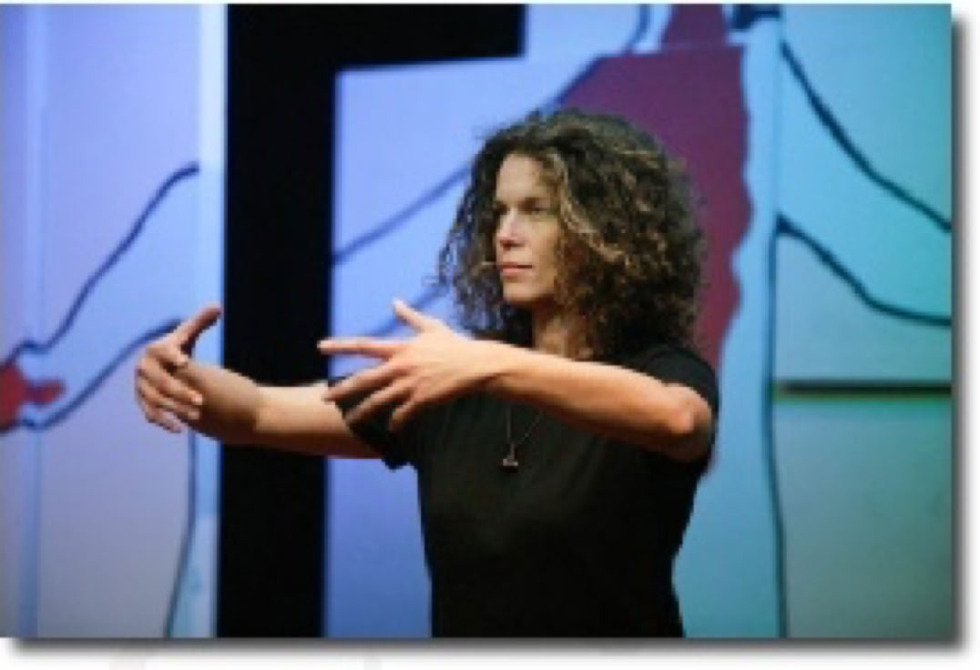 Nadja Kotrchova during a Management training 250 captains of indudtry.